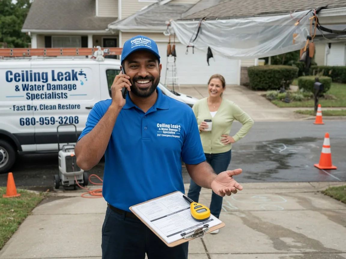Ceiling Leak Cleanup Binford, ND FAQs
